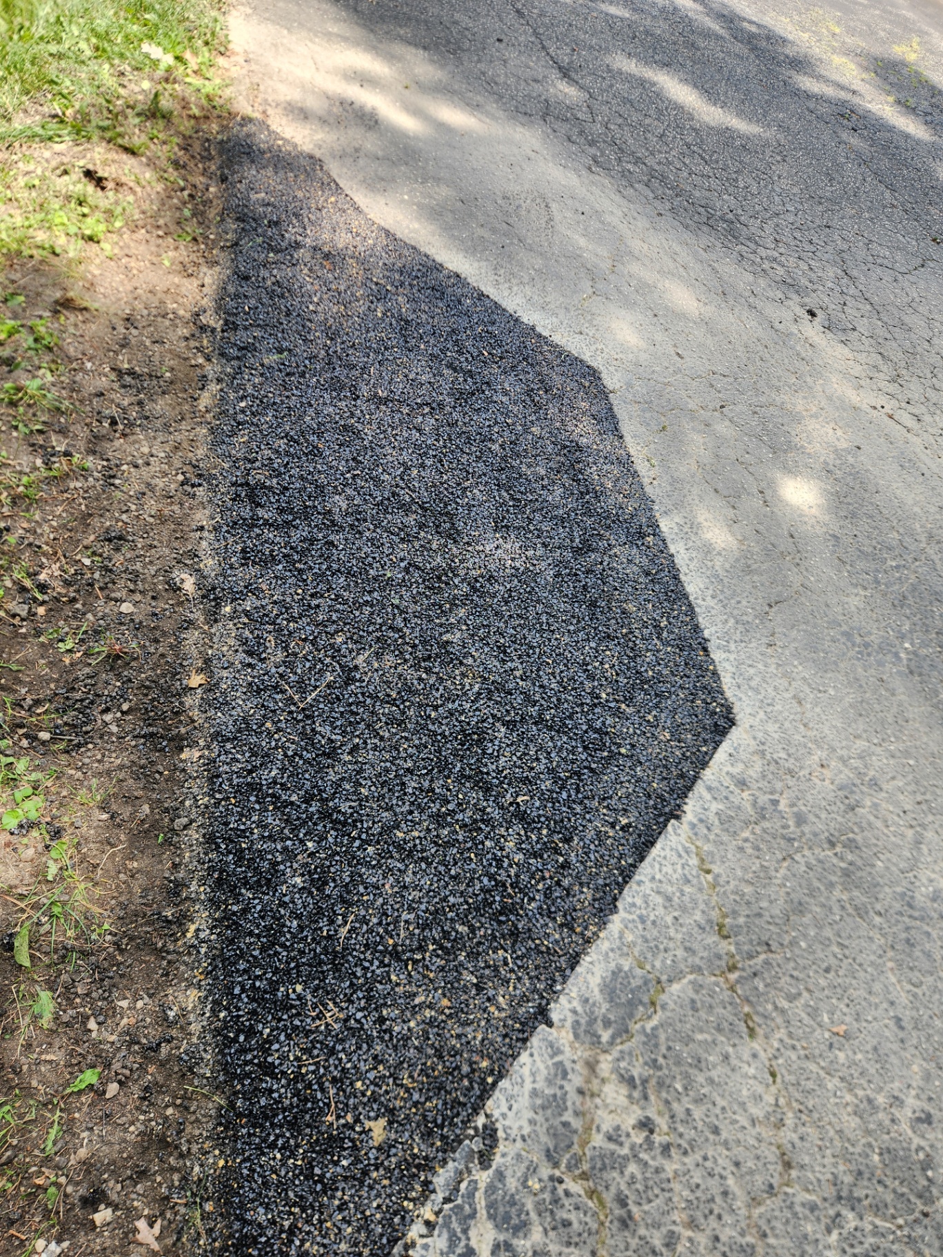 Driveway Pothole Patch — after