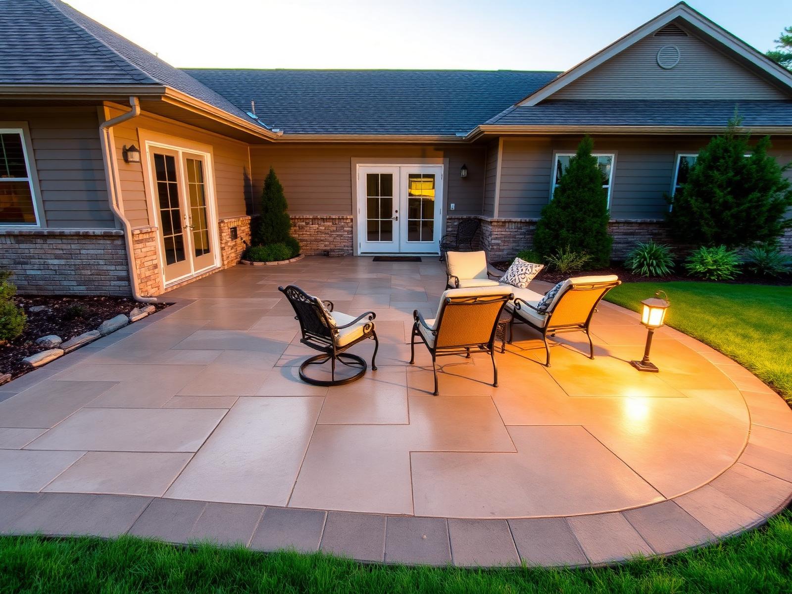 Stamped Patio Refresh in Dane County, WI