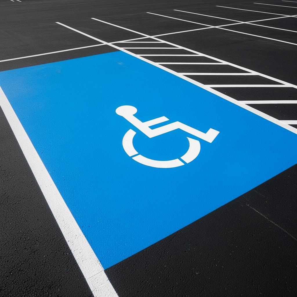 ADA Compliant Pavement Markings